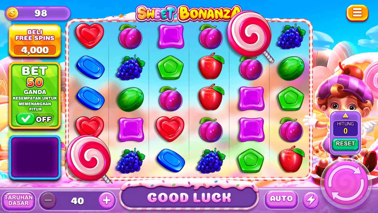 Tampilan Game Sweet Bonanza di APK